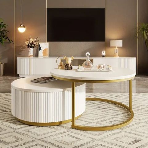 A Guide to Styling Your Gewnee Modern Round Nesting Coffee Table